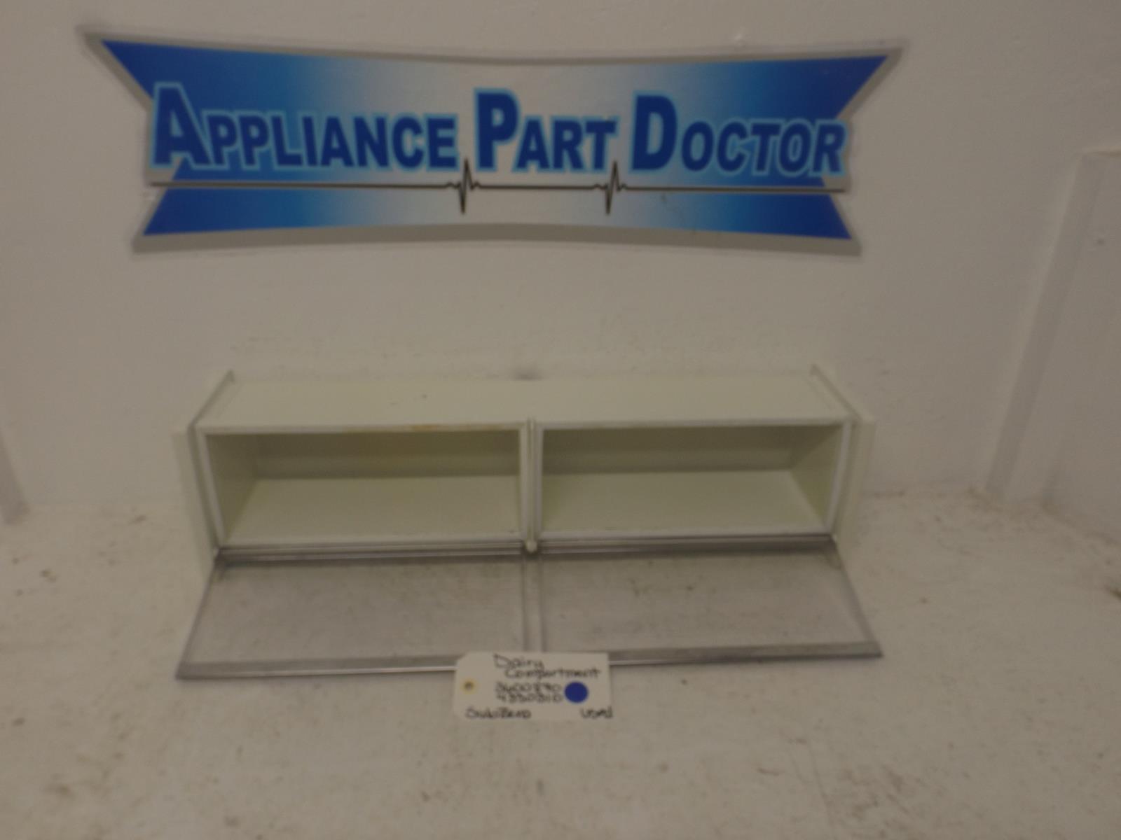 SubZero Refrigerator 3600870 4330310 Fits Model #532 Dairy Compartment Used SubZero Refrigerator 3600870 4330310 Fits Model #532 Dairy Compartment Used